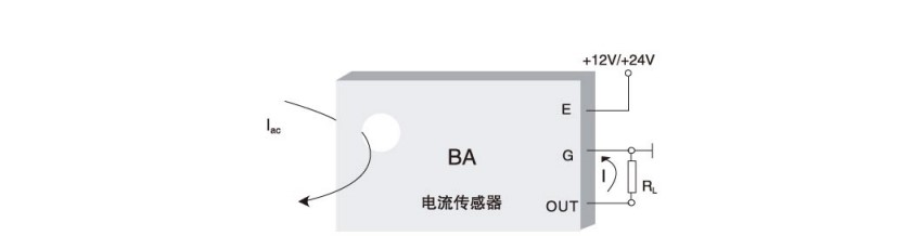 漏电监控 电流信号采集 安科瑞 BA05-AI/I 交流电流传感器 隔变输出4-20mA示例图4